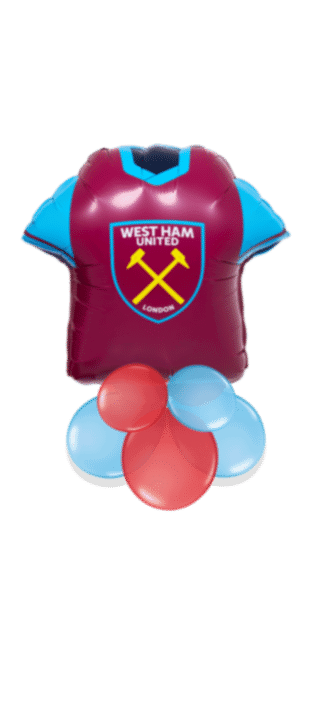West Ham Football Shirt Balloon