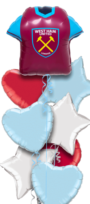 West Ham Football Shirt Balloon