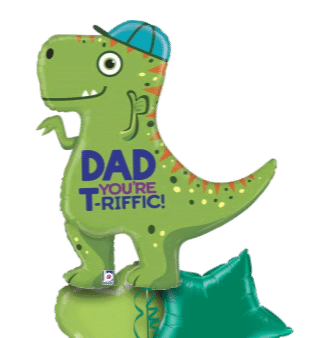Dad T-Riffix Dinosaur Balloon