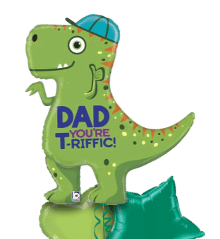 Dad T-Riffic Dinosaur Balloon