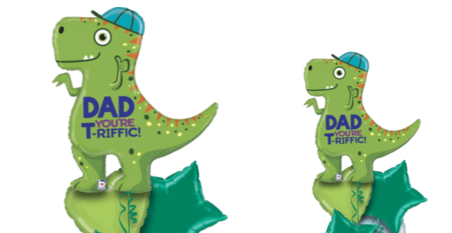 Dad T-Riffic Dinosaur Balloon