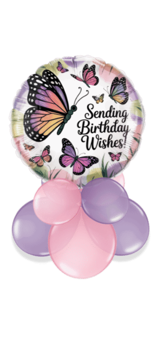 Birthday Butterfly Wishes Balloon