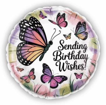 Birthday Butterfly Wishes