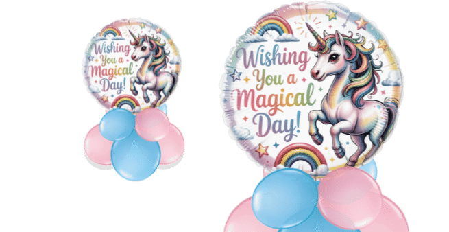 Magical Birthday Unicorn Balloon