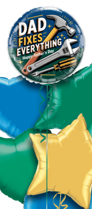 Dad Fixes Everything Fathers Day Balloon