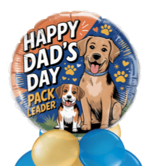 Happy Dads Day Pack Leader Balloon
