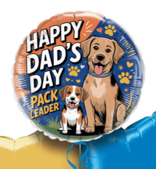 Happy Dads Day Pack Leader Balloon