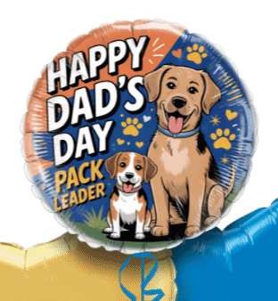 Happy Dads Day Pack Leader Balloon