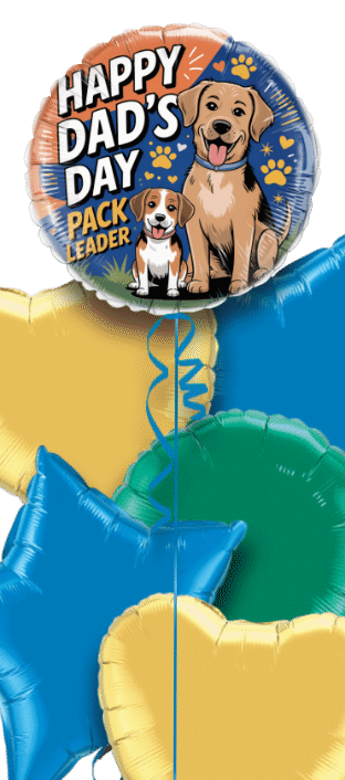 Happy Dads Day Pack Leader Balloon