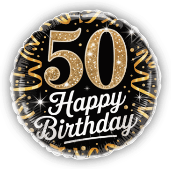 Birthday Gold Sparkle Age