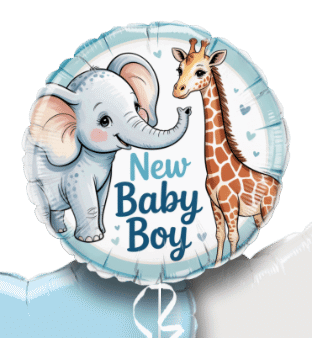 Baby Boy Elephant Balloon