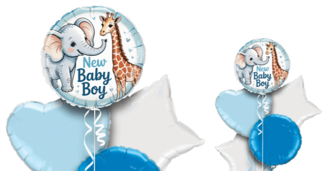Baby Boy Elephant Balloon