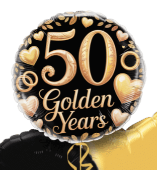 Golden Anniversary Balloon