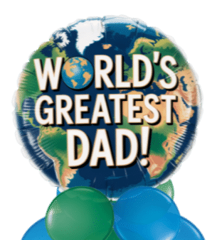 Worlds Greatest Dad Balloon