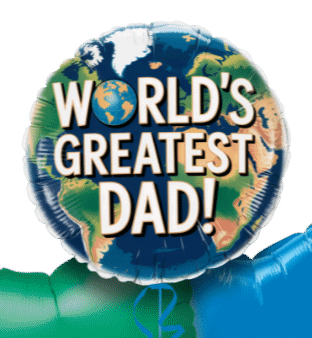 Worlds Greatest Dad Balloon