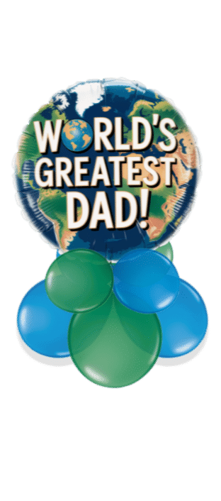 Worlds Greatest Dad Balloon