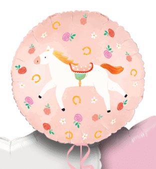 White Pony Balloon