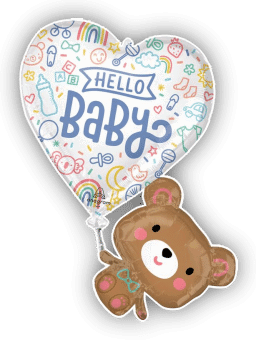 Hello Baby Floating Bear