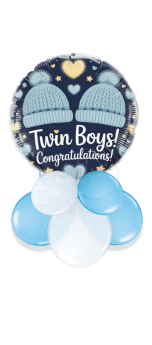 Twin Boys Balloon
