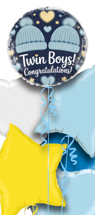 Twin Boys Balloon