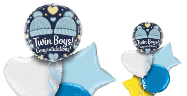 Twin Boys Balloon