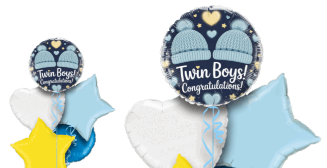 Twin Boys Balloon