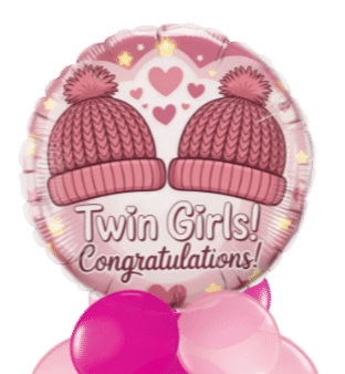 Twin Girls Balloon