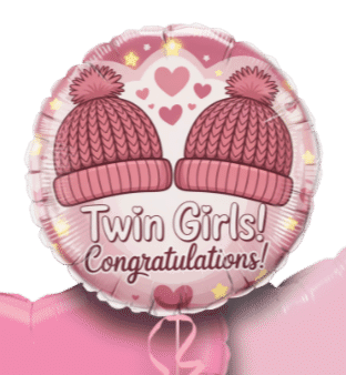Twin Girls Balloon