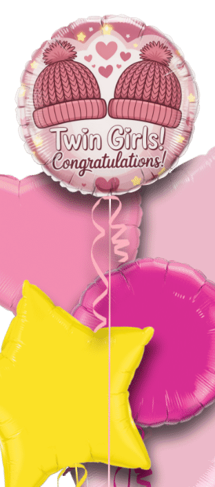 Twin Girls Balloon
