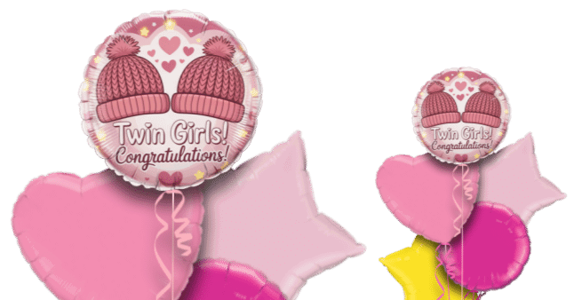 Twin Girls Balloon