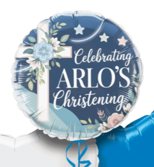 Christening Boy Balloon