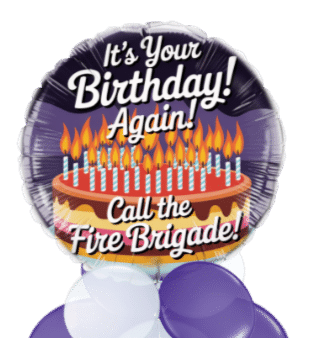 Birthday Cake Fire Balloon