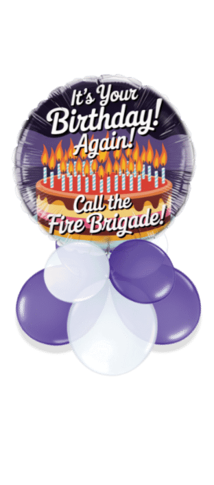 Birthday Cake Fire Balloon