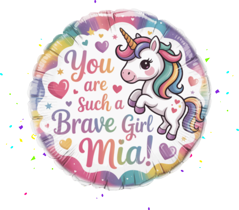 Brave Girl balloon 