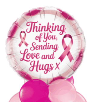 Pink Ribbons Balloon