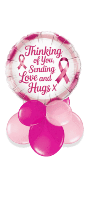 Pink Ribbons Balloon