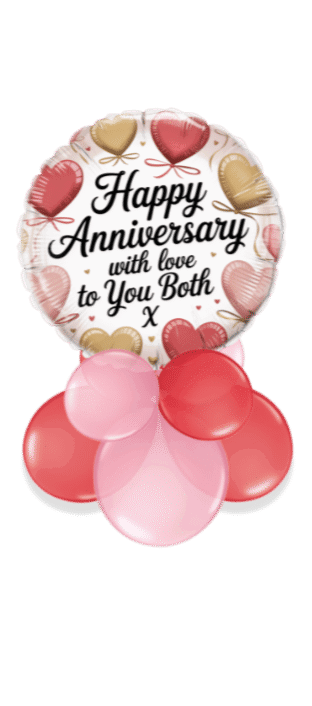 Anniversary Hearts Balloon