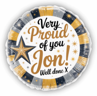 Proud of you