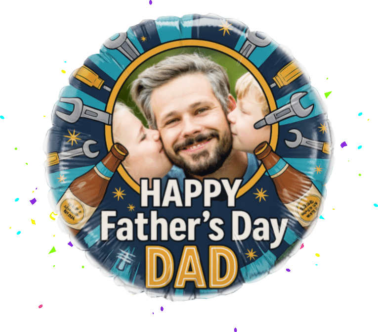Father's Day Photo Upload balloon