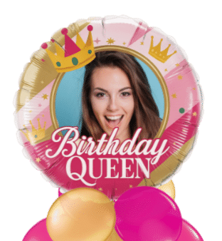 Birthday Queen Photo Upload Balloon