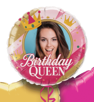 Birthday Queen Photo Upload Balloon
