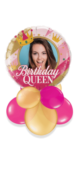 Birthday Queen Photo Upload Balloon