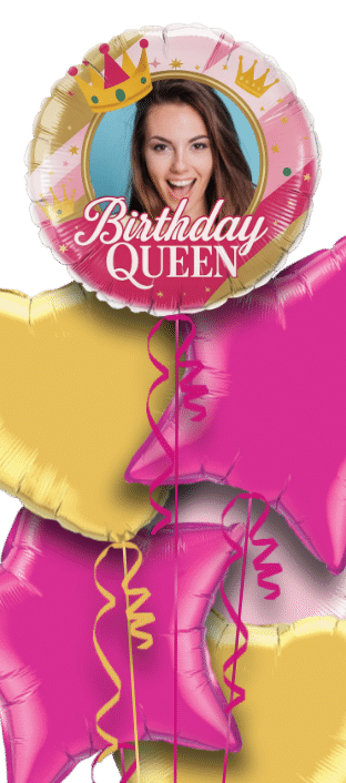 Birthday Queen Photo Upload Balloon