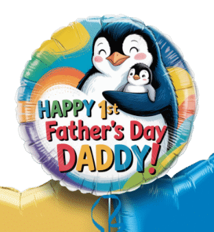 Happy 1st Fathers Day Daddy Balloon