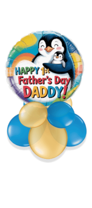 Happy 1st Fathers Day Daddy Balloon
