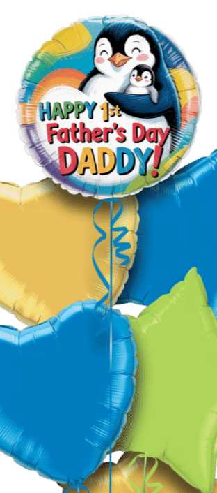 Happy 1st Fathers Day Daddy Balloon