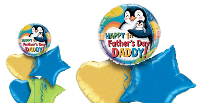 Happy 1st Fathers Day Daddy Balloon