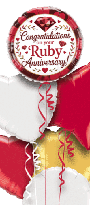 Ruby Anniversary Balloon