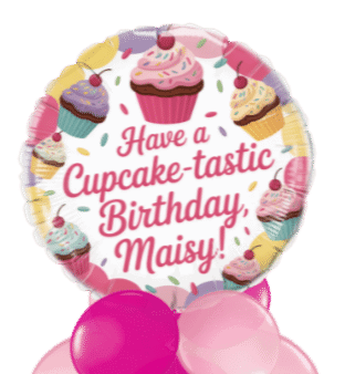 Cupcake Birthday Balloon
