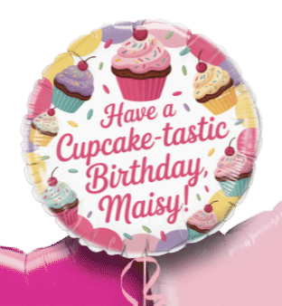Cupcake Birthday Balloon
